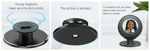 360°Rotation Bracket Base Stand for Echo Spot Smart Speaker Magnetic Adjustable