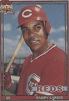 1991 Topps Cracker Jack Series 2 - Barry Larkin #11
