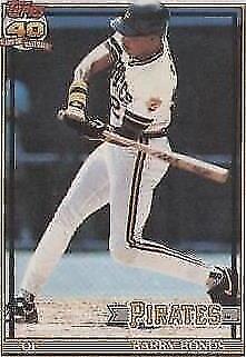 1991 年 Topps Cracker Jack 系列 1 - Barry Bonds #19