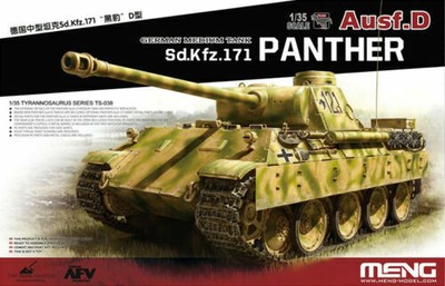 Meng Model TS-038 1/35 German Medium Tank Sd.Kfz.171 Panther Ausf.D