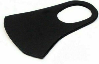 NEW black fashion face mask washable and reusable face cover unisex US SELLER