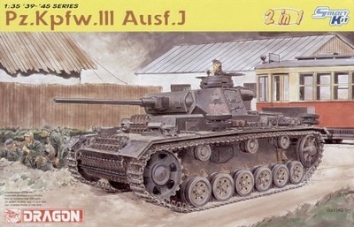 Dragon Models USA 6394 1/35 Pz.Kpfw.III Ausf.J 2 'n 1