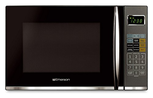 Emerson 1.2 CU. FT. 1100W Griller Microwave Oven with Touch Control, Stainless S