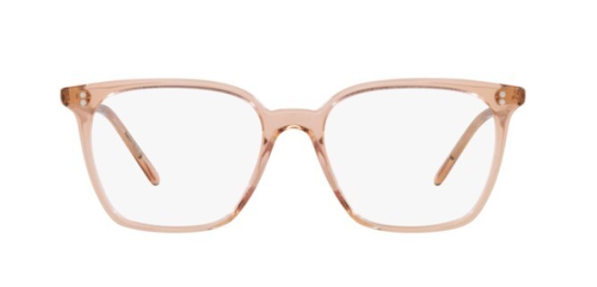 Pre-owned Oliver Peoples 0ov5488u Rasey 1471 Blush Square Unisex Eyeglasses In Clear