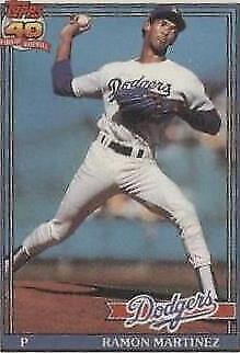1991 Topps Cracker Jack Series 2 - Ramon Martinez #25