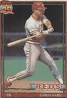 1991 Topps Cracker Jack Series 2 - Chris Sabo #29