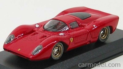 Best-model 9142 scala 1/43 ferrari 312p coupe prova 1969 red