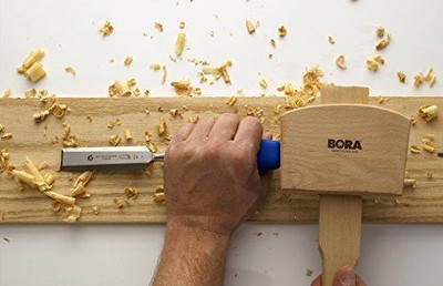 Wooden Mallet 4 ½” Bora 540049, The Well-Balanced Beechwood Woodworking