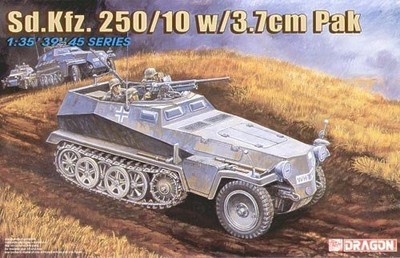 Dragon 6139 1/35 Sd.Kfz.250/10 w/3.7cm Pak