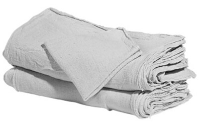 1000 New Industrial Shop Rags Cleaning Towels White Large 12x14 Towel B-Grade 