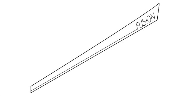 Genuine Ford Side Graphic Stripe - Matte Black VFS7Z-6320000-A