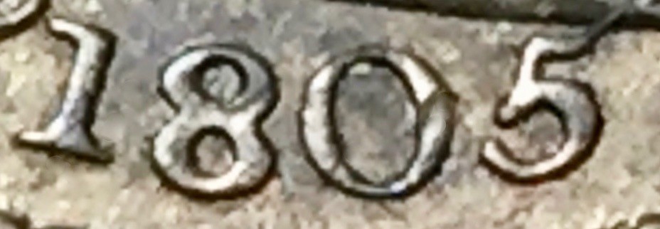 1805 DRAPED BUST DIME JR-2 (4 BERRIES) **UNIQUE GUIDE BOOK VARIETY**