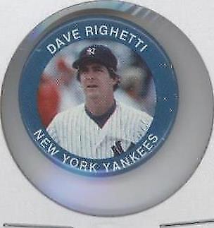 1984 Fun Foods Buttons - Dave Righetti #116