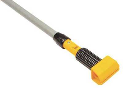 Rubbermaid Commercial Fgh245000000 54'' Clamp On Wet Mop Handle, Yellow Head,
