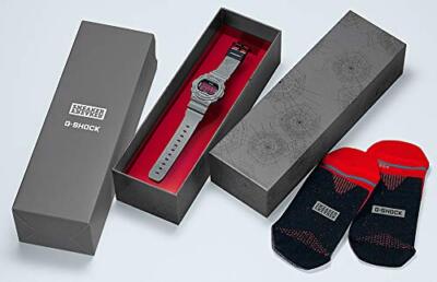 Pre-owned Casio G-shock Dw-5700sf-1jr Sneaker Freaker Stance Collaboration Watch Gray