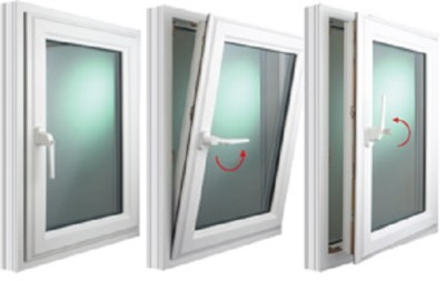 Egress Tilt & Turn New Construction Energy Efficient Window 34x46'' Made In USA