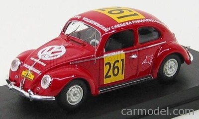 RIO-MODELS 4197 SCALA 1/43 VOLKSWAGEN BEETLE N 261 CARRERA PANAMERICANA 1954 RED