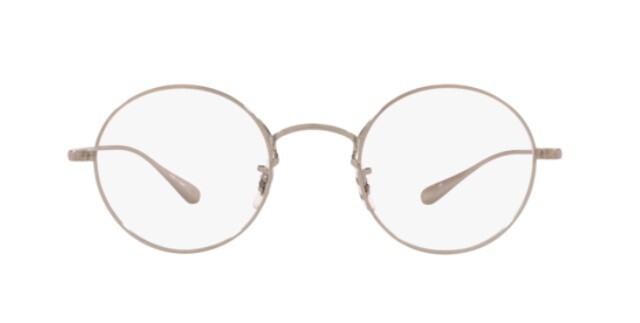 Pre-owned Oliver Peoples 0ov7972t Mcclory P Pewter Round Unisex Eyeglasses In Clear