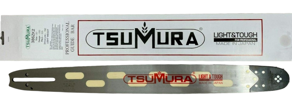 20" TsuMura Light-Weight Guide Bar .325-050-78DL Husqvarna 455 WITH FREE CHAIN!