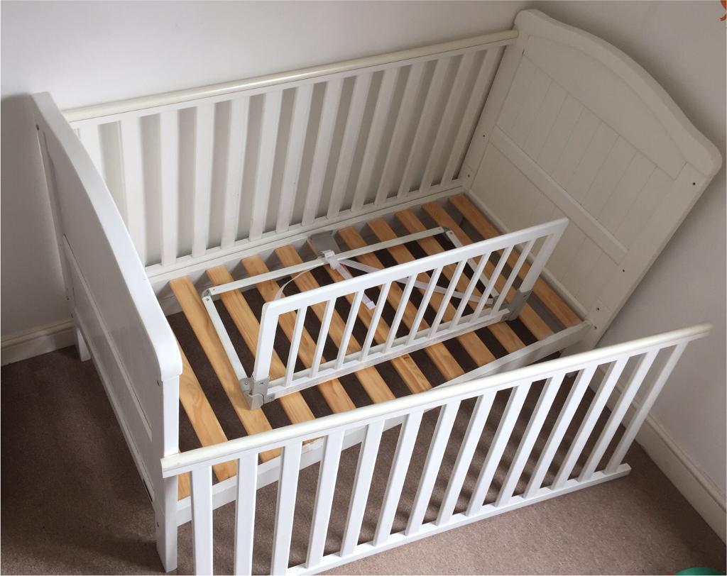 East Coast nursery cot bed (with/without mattress) plus toddler bed