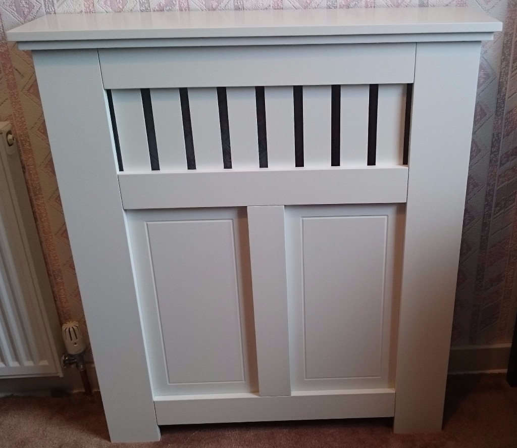 New Radiator Cover Homebase Wilton Smooth White in Bearsden