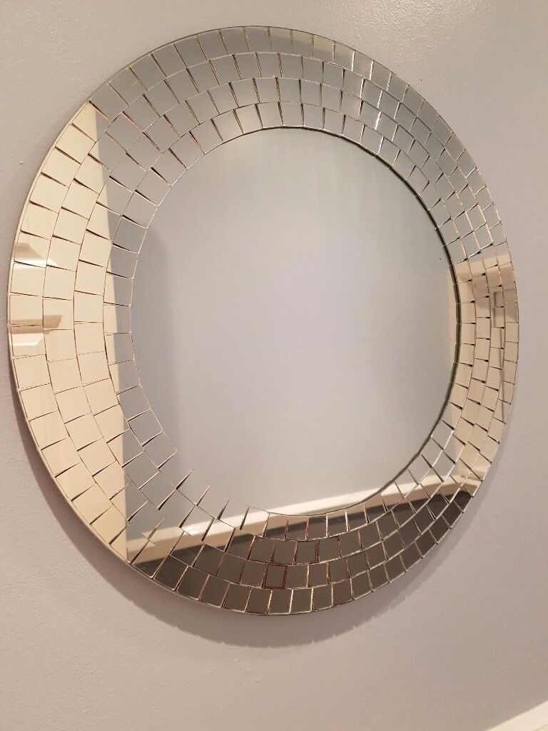 ikea tranby round mosaic mirror 50cm diameter Collection Only