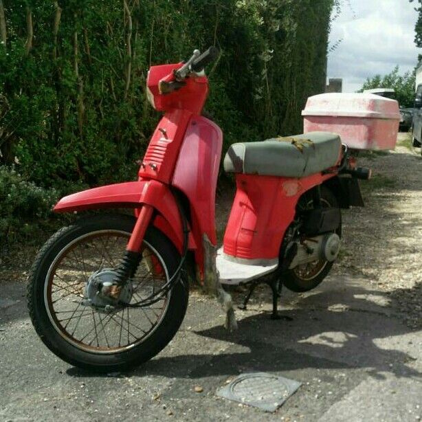 Honda SH50 City Express Scoopy Moped Scooter 50cc 49cc, Red, Spares or ...