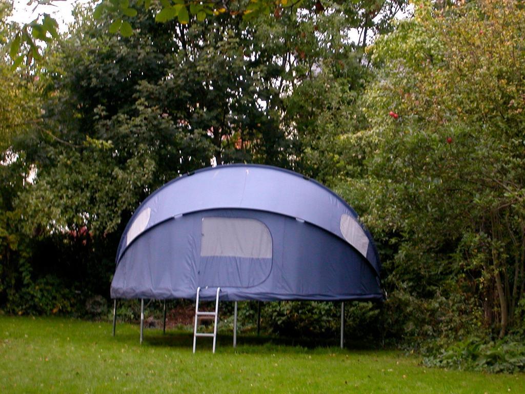 Zero Gravity Trampoline 14 ft. Plus huge domed trampoline tent. in