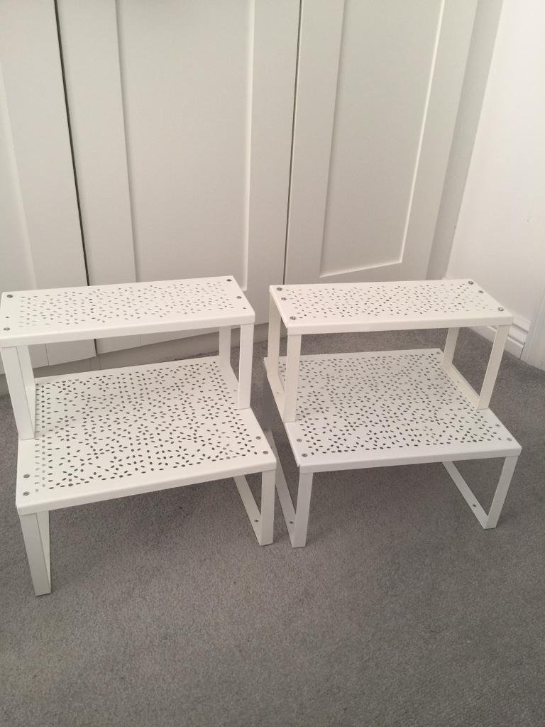  IKEA variera  shelf insert x2 large shelves x2 small 