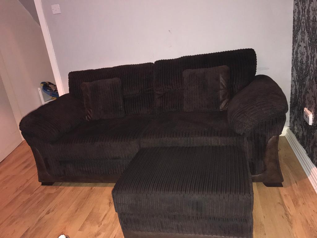 Dfs Brown Fabric Couch Need Gone By Tomorrow In Walton