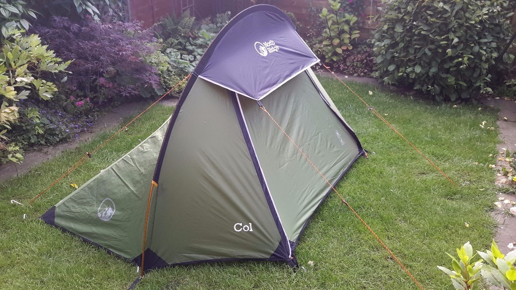 Lightweight North Ridge Col 1man backpacking tent in Canonmills