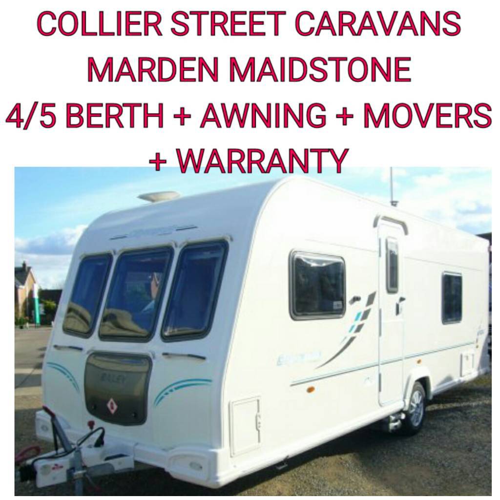 2011 Bailey Olympus 504 4 Movers Awning Rare Layout In