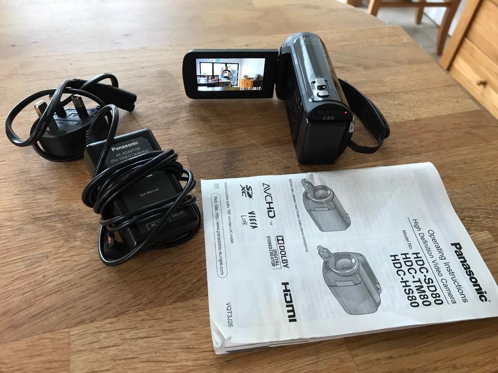 Panasonic hdc-sd80 camcorder