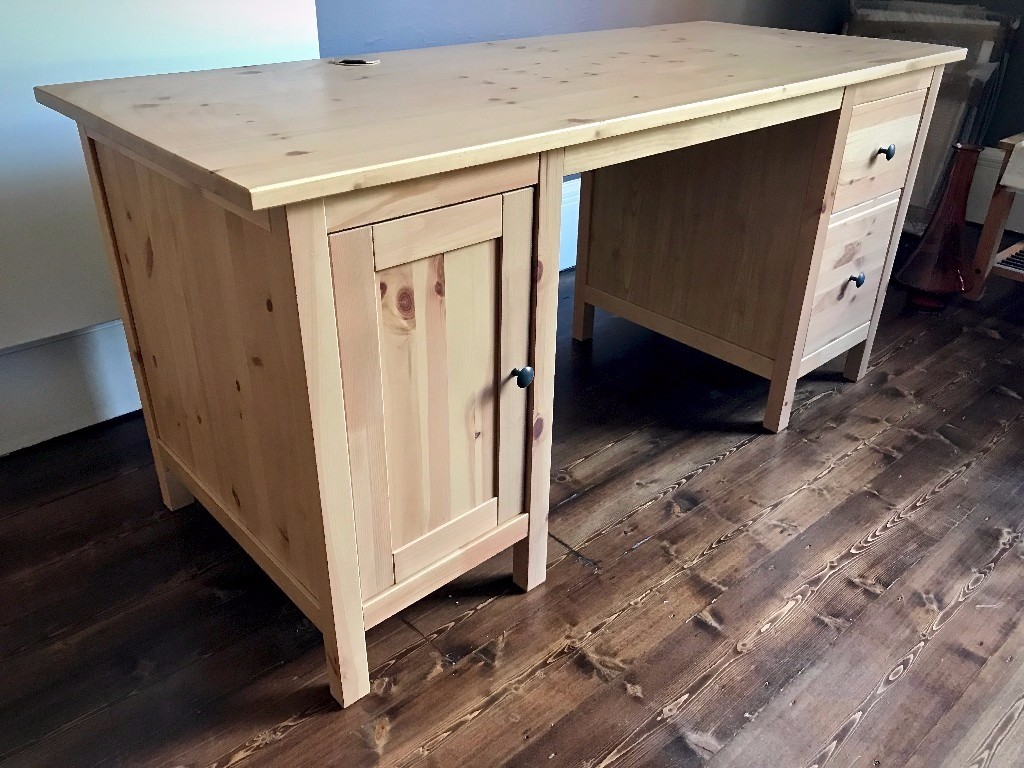 IKEA HEMNES Desk solid wood, in perfect condition in Cheltenham
