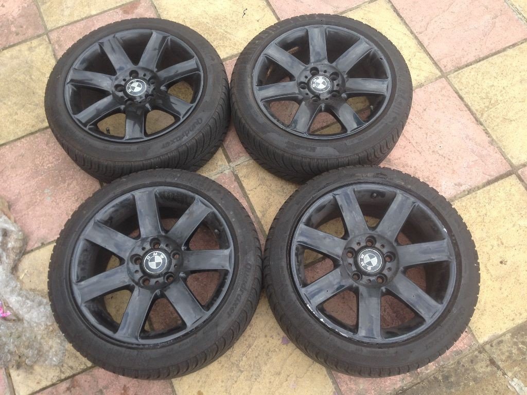 Bmw 17"inch Style 44 Alloy Wheels - Kleber New Tyres ...
