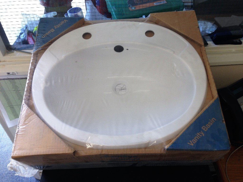 Amitage Shanks White Vanity Basin Plastic. in Seven Sisters, London Gumtree