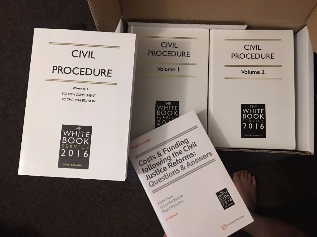 White book civil procedure rules 2016and blackstones criminal 