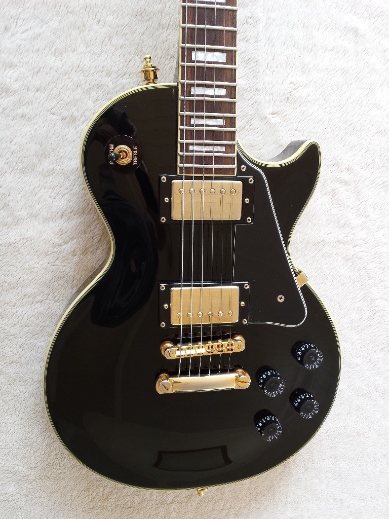 Epiphone Les Paul Black Beauty Custom Made In Korea With Schaller