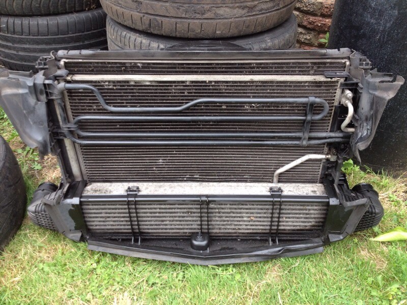 Mercedes c class w204 c220 cdi radiator fan ac rad intercooler rad pack
