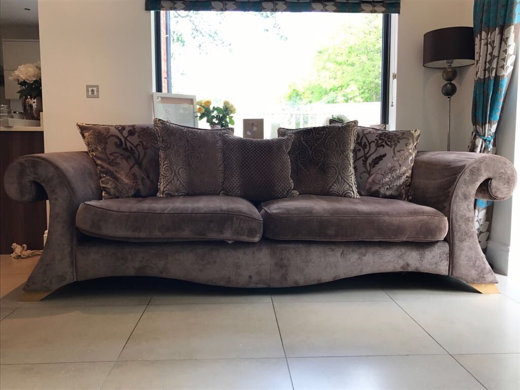 Large 4 Seater Brown Sofa New Price In Sutton Coldfield West