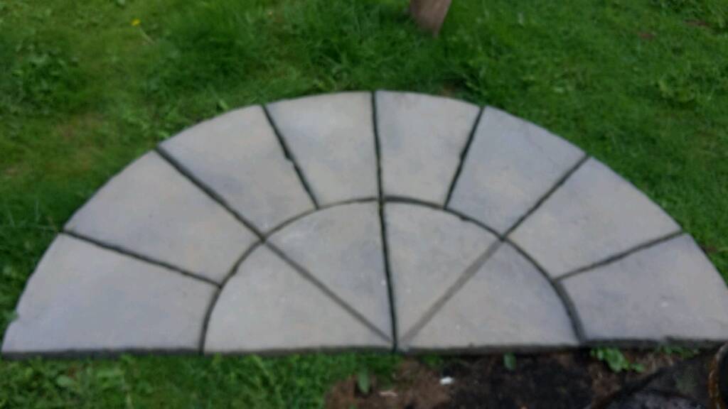 Indian Stone Flags >> Stone semi half moon circle paving kit | in Cromer, Norfolk | Gumtree Indian Stone Flags >> Stone semi half moon circle paving kit | in Cromer, Norfolk | Gumtree