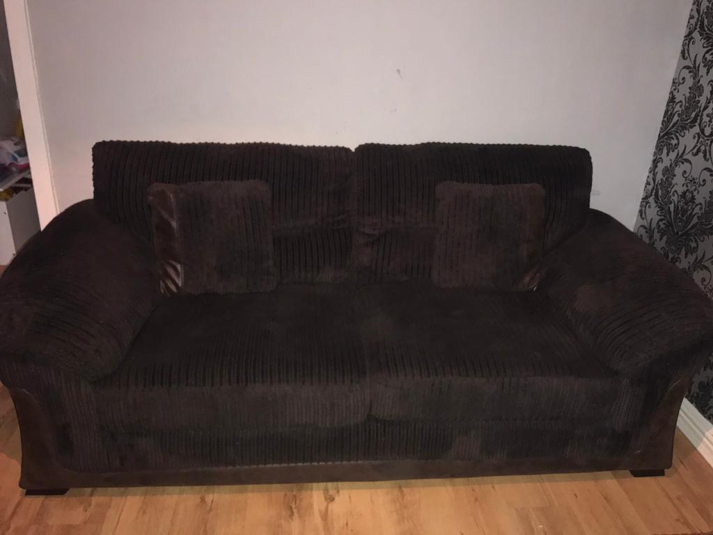 Dfs Brown Fabric Couch Need Gone By Tomorrow In Walton