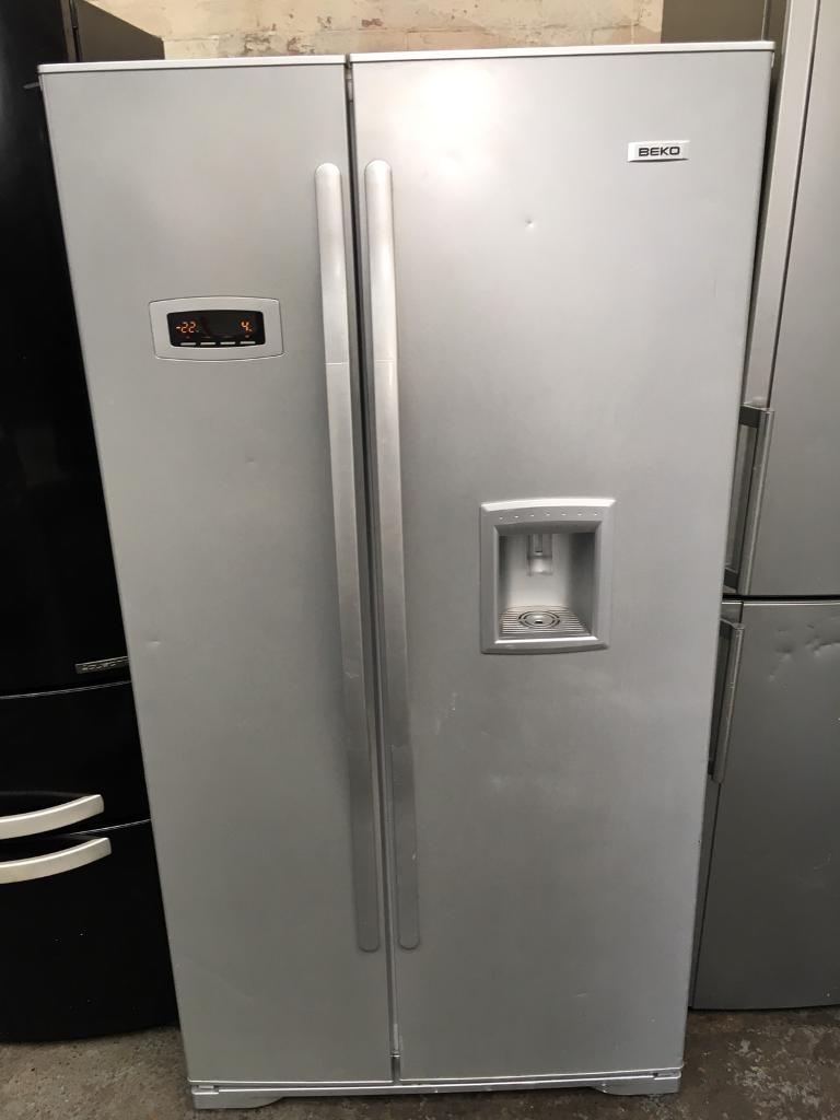 BEKO full American style double door fridge freezer with water