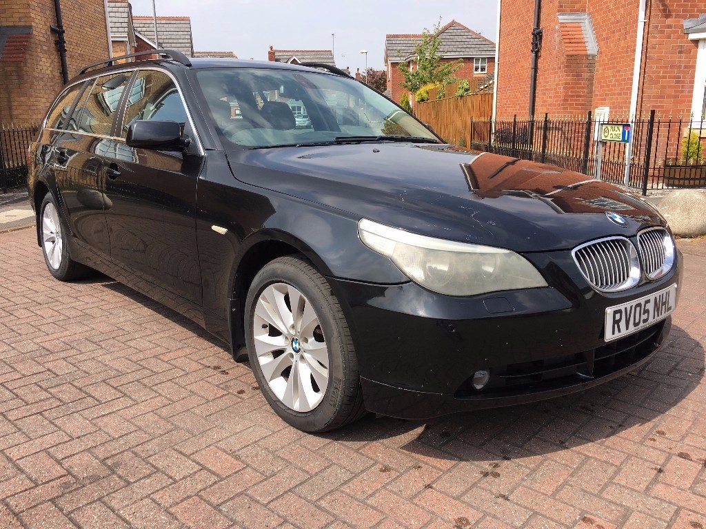 2005 BMW 525 D 2.5 SE TOURING MANUAL BLACK NEW M.O.T LEATHER