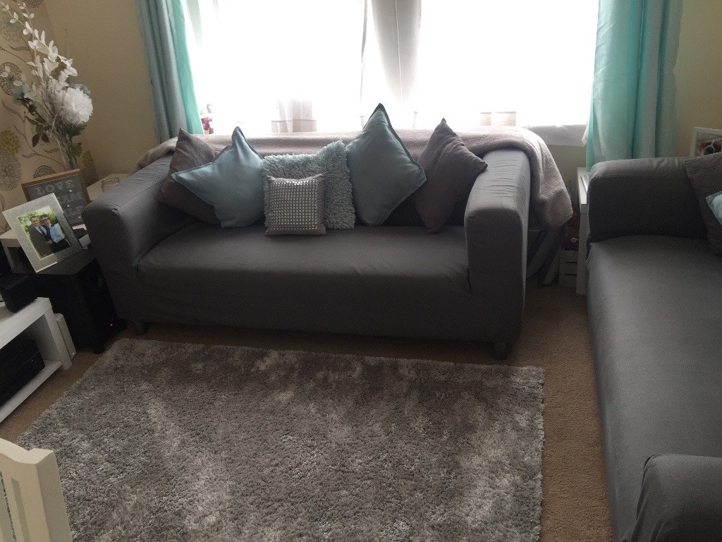 Ikea Grey Sofas X 2 In Bournemouth Dorset Gumtree