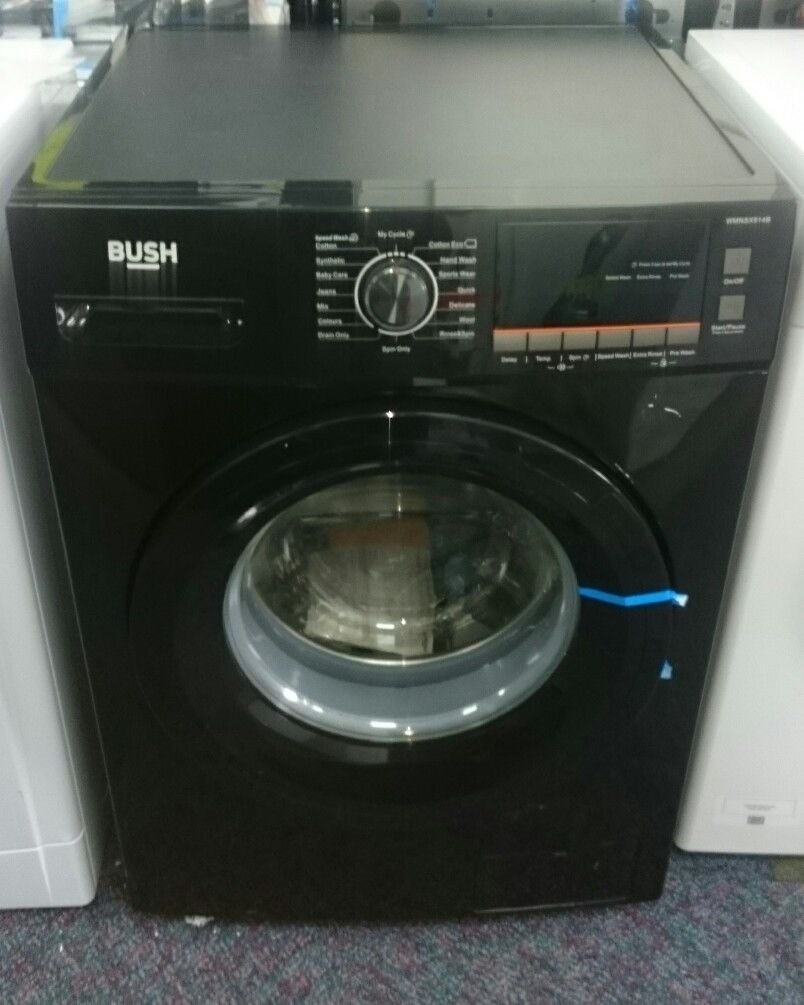 Bush WMNSX914B 9KG 1400 Spin Washing Machine Black in Newcastle