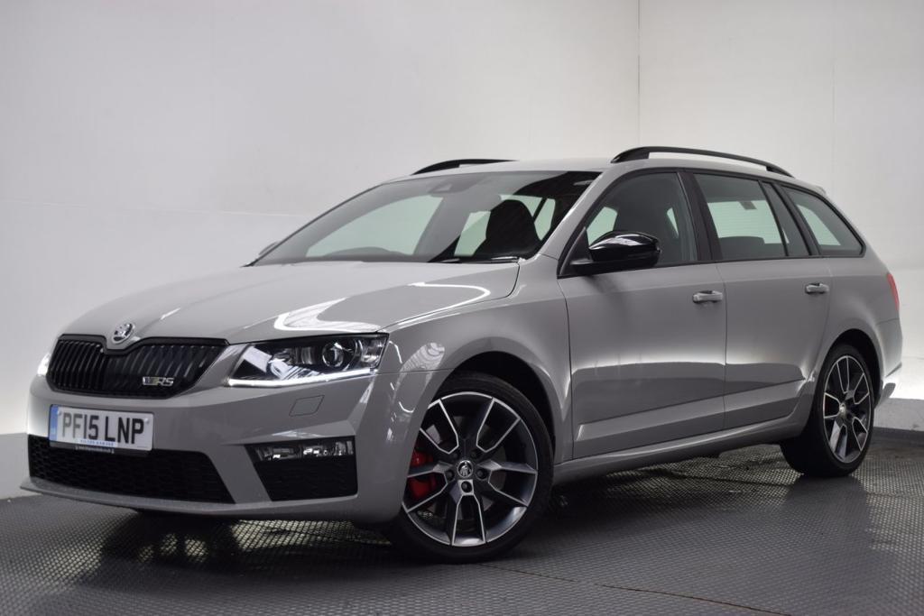 SKODA OCTAVIA 2.0 VRS TDI CR [SAT NAV] 5d 181 BHP (grey) 2015 in