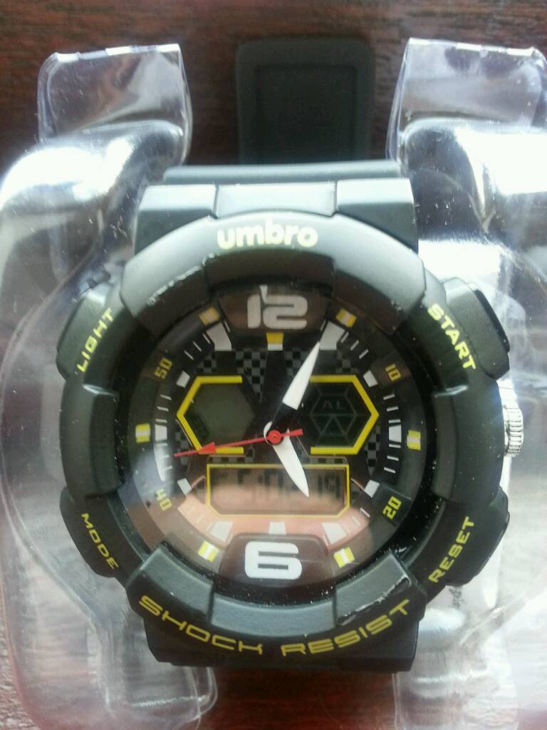 umbro digital watch instructions