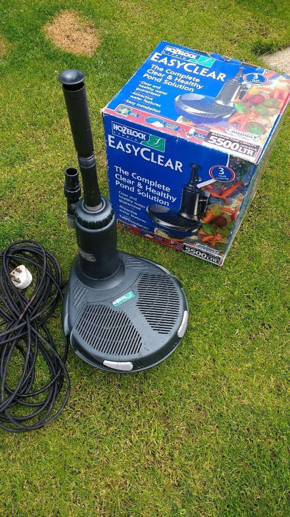 Hozelock Easyclear 5500 Pond Pump All in one Filter UV Clarifier
