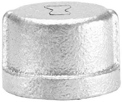 ASC Anvil 3/8inGalvanized Pipe Cap is made of steel and has a galvanized fini...